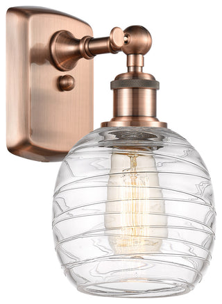 Innovations 516-1W-AC-G1013 1-Light Sconce, Antique Copper