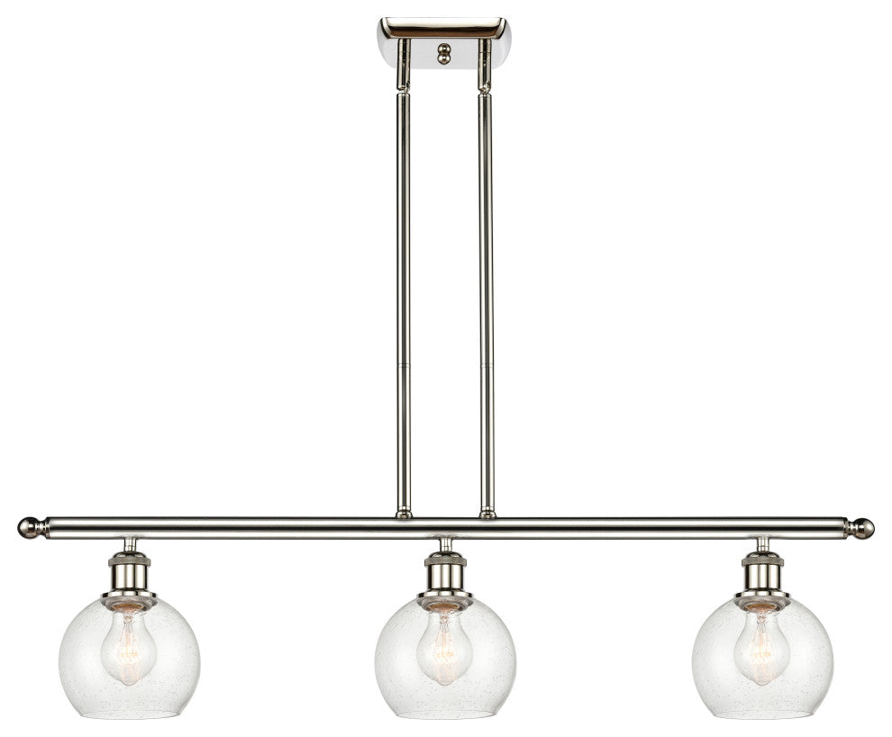 Innovations 516-3I-PN-G124-6-LED 3 Light Island Light, Polished Nickel