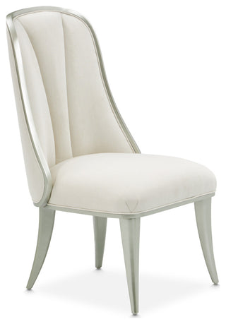Penthouse Dining Side Chair, Frosted Linen/Silver Mist