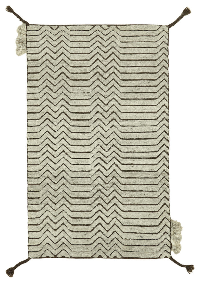 Rug N Carpet - Handmade One-of-a-Kind 3' 0" x 4' 10" Moroccan Runner Rug