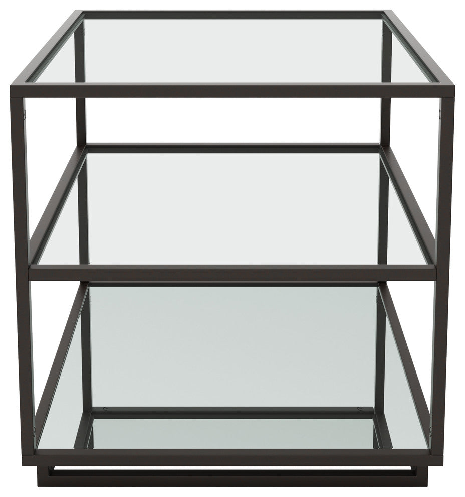 Zuo Modern Kure End Table-distressed Black