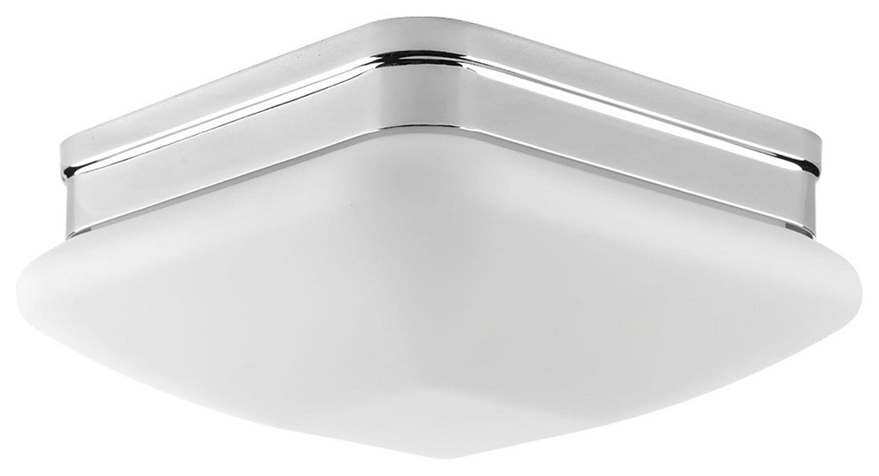 Progress Lighting 2-60W Medium Flush Mount, Polished Chrome