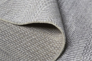 Caldecott Classic Striped Rug, Steel Gray, 2'6"x12'