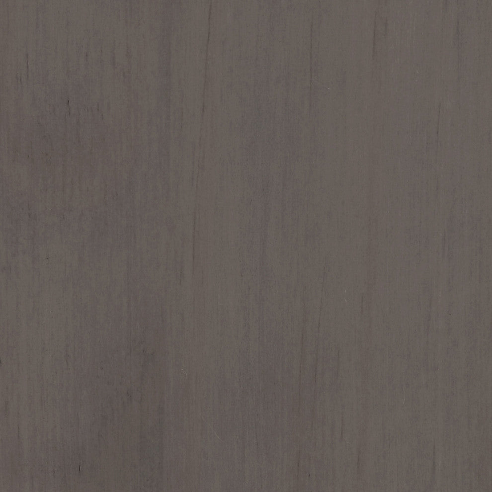 Wood Storage Bench, White and Weathered Gray