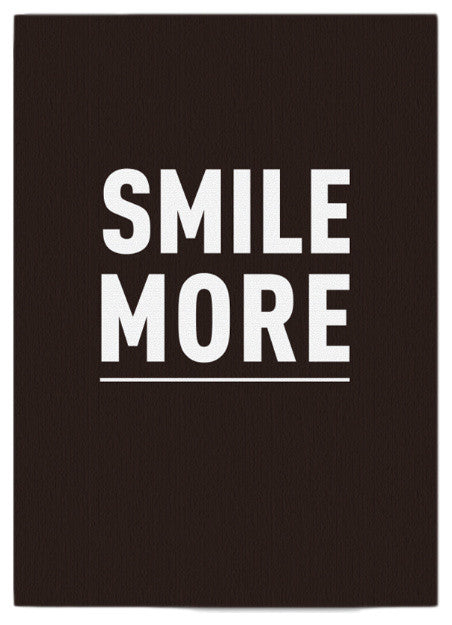Mod Made "Smile More" Canvas Wall Art, 11"x16"