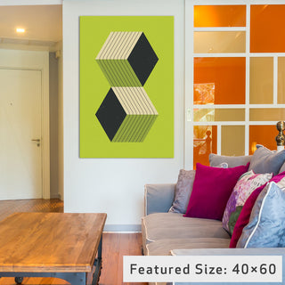 "Cubes VIII" by Jazzberry Blue, 40x26x1.5