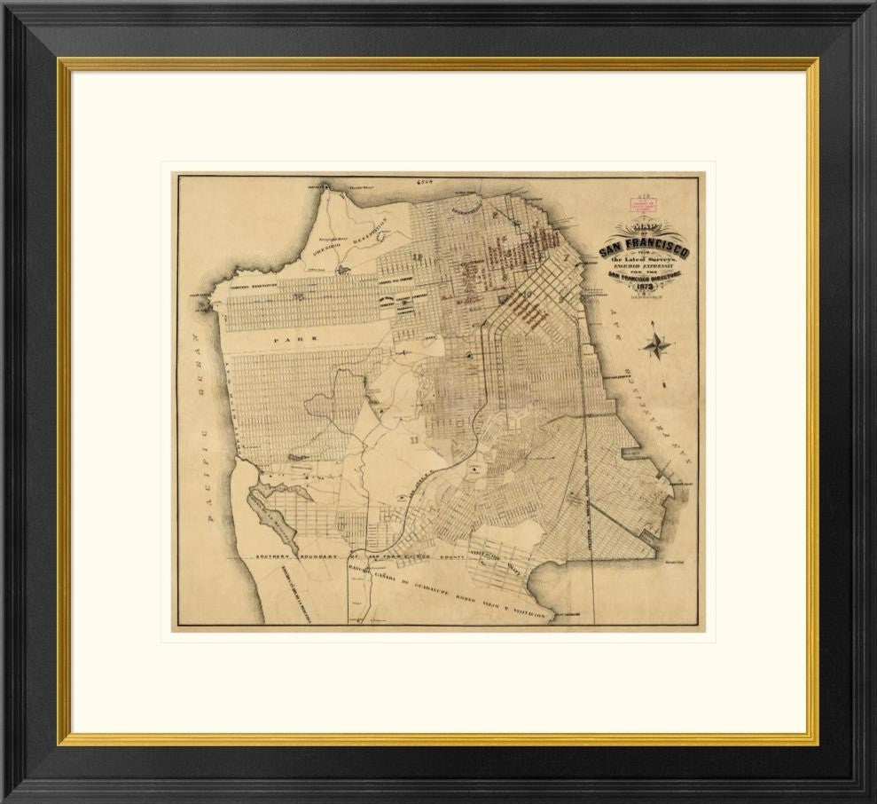 "San Francisco, California, 1873"  by Henry G. Langley, 26x24"