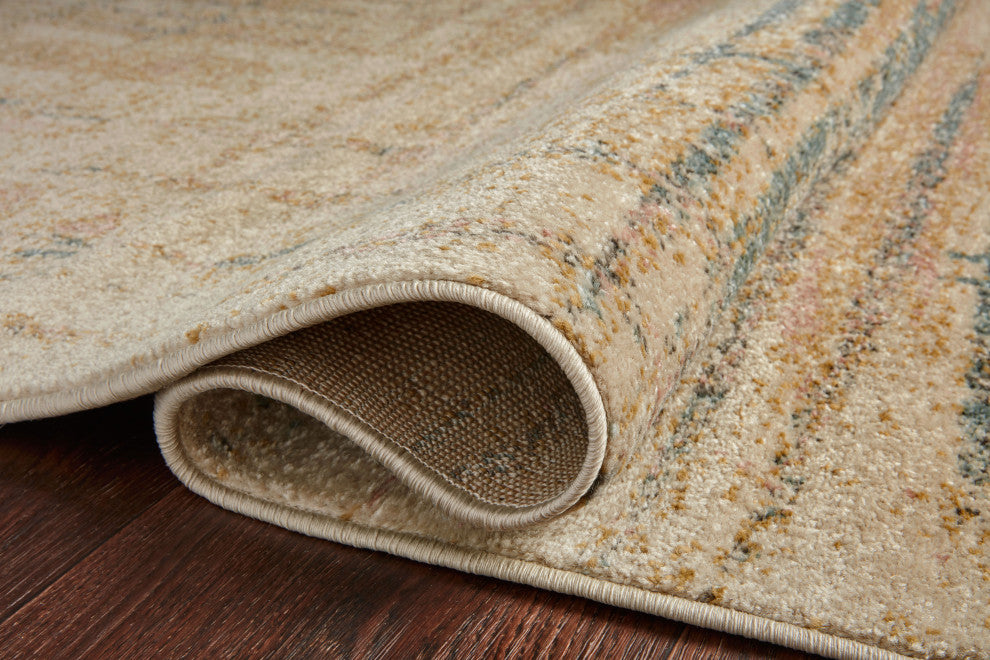 Loloi II Bowery BOW-07 Beige, Multi Sample Swatch