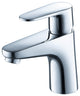 Fresca Diveria Single Hole Mount Bathroom Vanity Faucet, Chrome