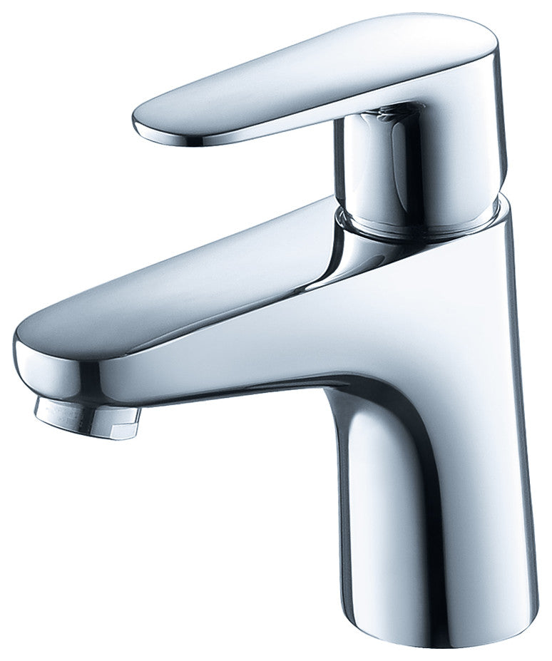 Fresca Diveria Single Hole Mount Bathroom Vanity Faucet, Chrome