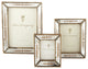 Two's Company Verona 3-Piece Set Gold Leaf Mirror Photo Frames