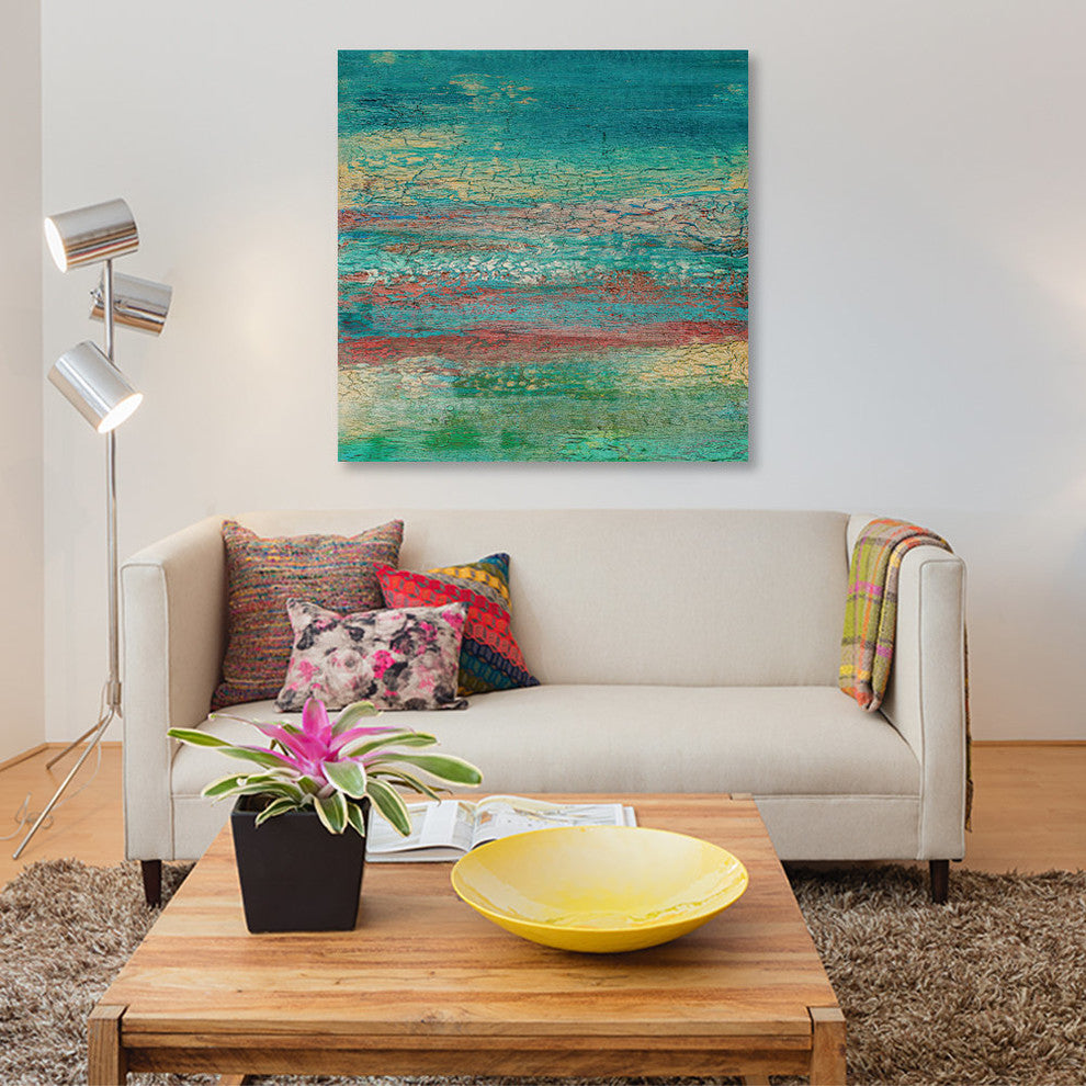 "Scorched Earth" by Alicia Dunn, Canvas Print, 26"x26"