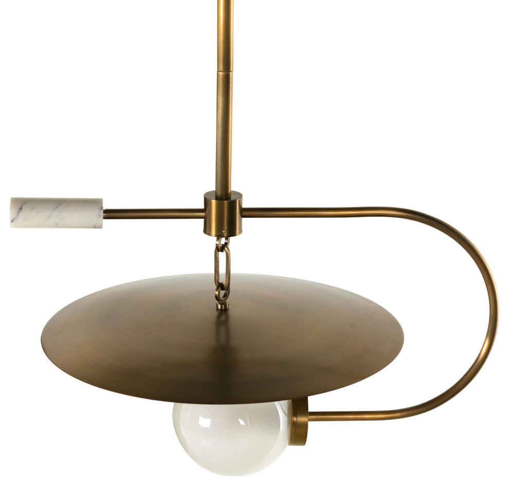 Harpo Pendant-Antique Brass Iron