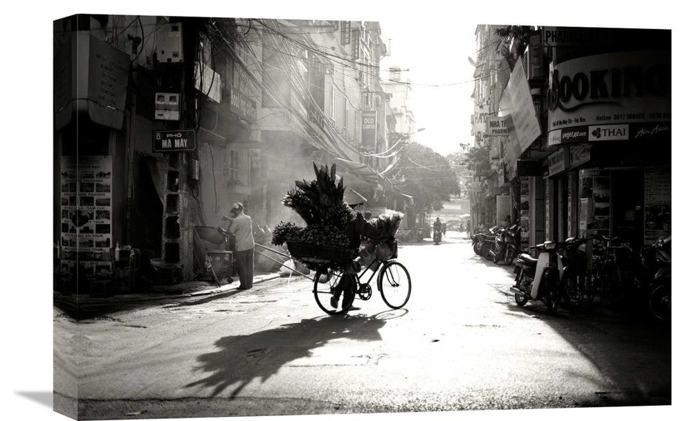 "Early Morning" Stretched Canvas Giclee by Diana Popescu, 22x15"