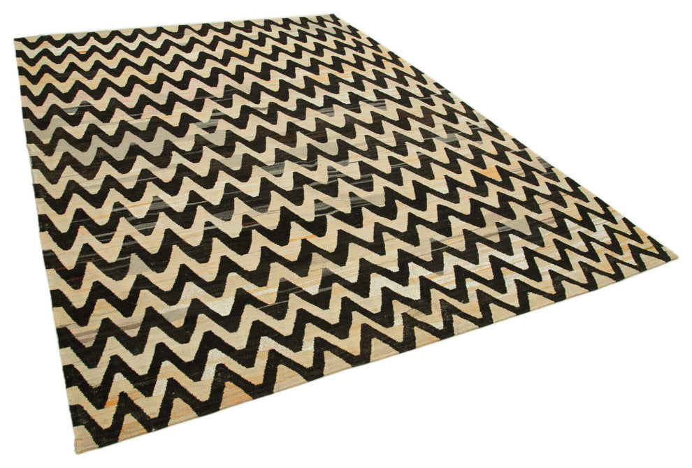 Rug N Carpet - Hand-knotted Turkish 7' 9'' x 10' 6'' Unique Wool Kilim Rug