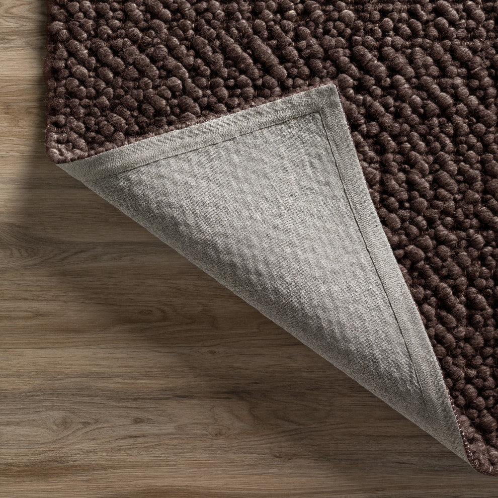 Gorbea GR1 Chocolate 6' x 6' Square Rug