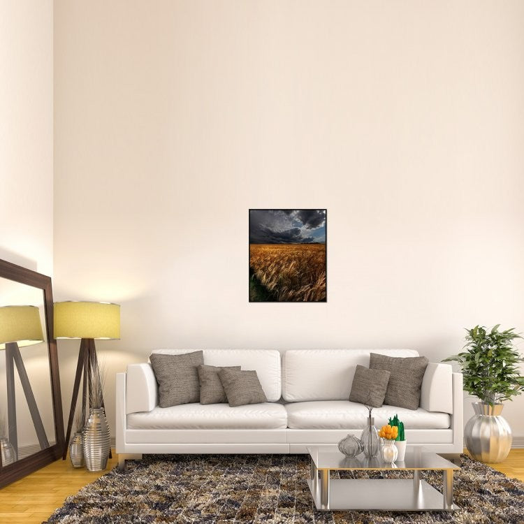 "Strohgaeu" Framed Canvas Giclee by Franz Schumacher, 26x31"
