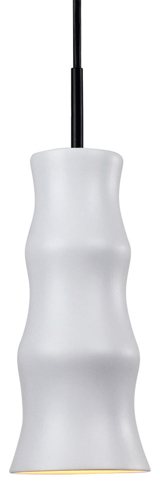Chamber Mini Pendant, Satin White