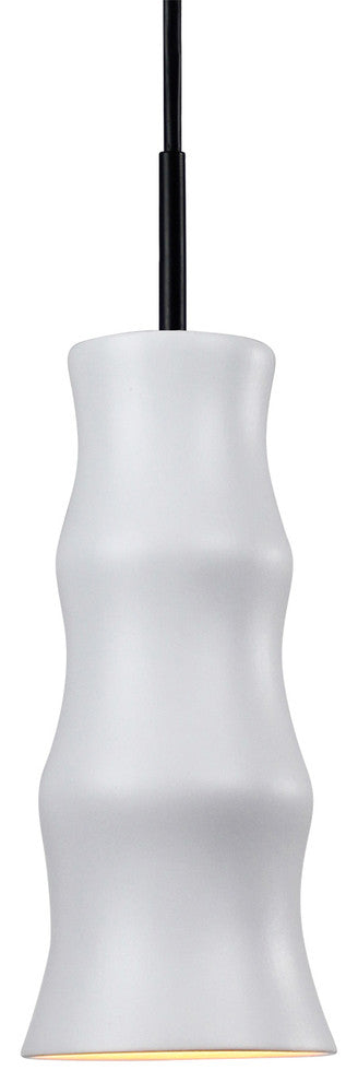 Chamber Mini Pendant, Satin White