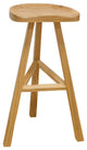 Hemi Wood Stool, Bar Height