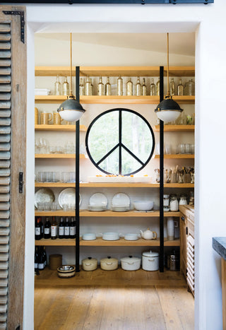 Pendant Fletcher Stem Hung Pendant in Aged Zinc