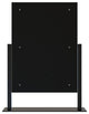 Hollywood Tri Tone XL LED Makeup Mirror with 360 Degree Swivel, Black