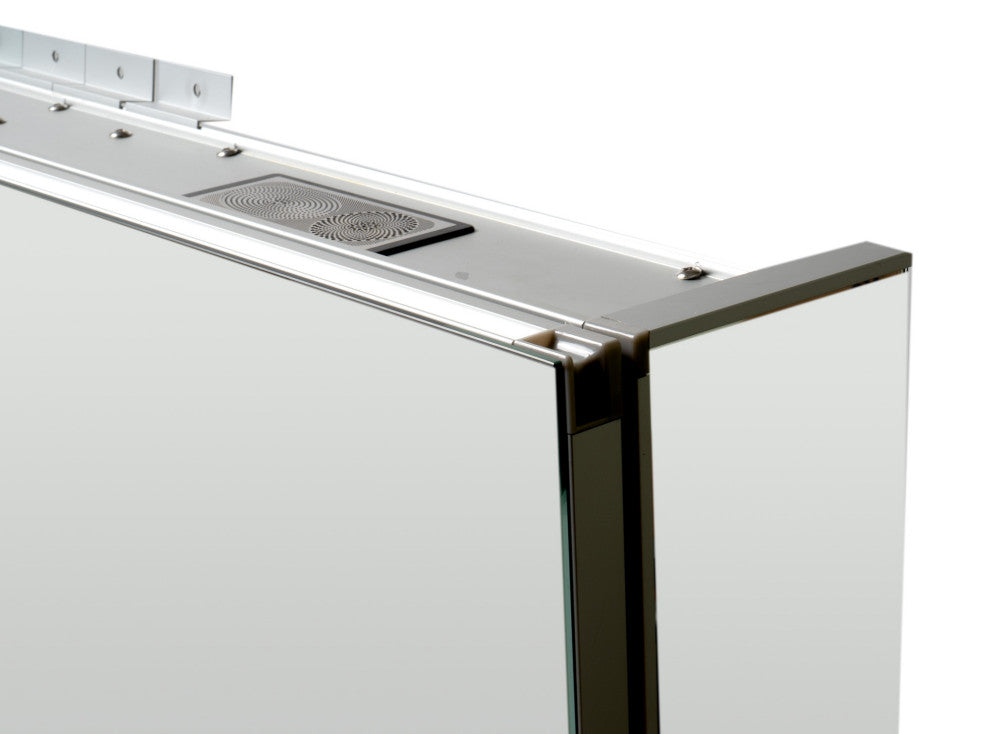 ALFI brand 42" x 28" Triple Door LED Light Bluetooth Medicine Cabinet