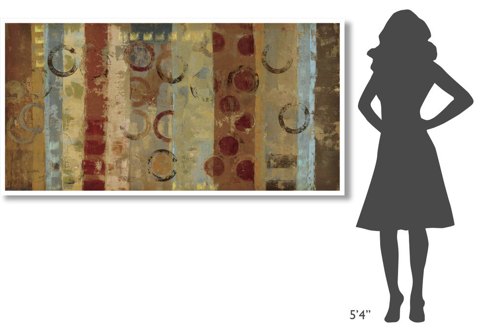 "Eastern Magic Carpet" Digital Paper Print by Silvia Vassileva, 74"x38"