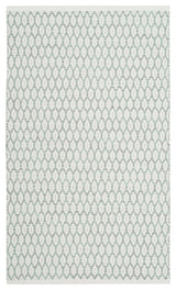 Safavieh Montauk Collection MTK608 Rug, Light Green/Ivory, 2'3" X 3'9"
