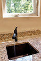 16" Gourmet Rectangular Hammered Copper Bar/Prep Sink, Oil Rubbed Bronze