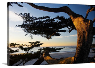 Carmel Sunset 2 Wrapped Canvas Art Print, 30"x20"x1.5"