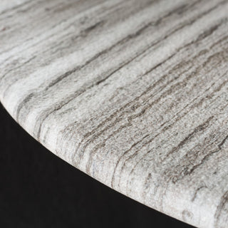 Safavieh Couture Graelyn Marble Top Coffee Table, Black/Grey