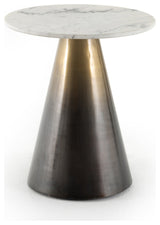 Armon End Table-Ombre Antique Brass