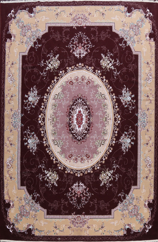 Traditional Floral Victorian Style Aubusson Turkish Oriental Area Rug 10x13