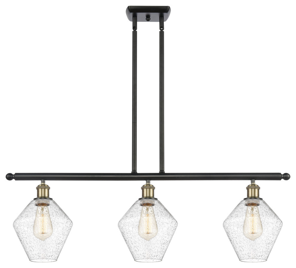 Innovations 516-3I-BAB-G654-8 3-Light Island Light, Black Antique Brass