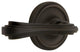 Classic Rose With Fleur Lever, Oil-Rubbed Bronze, Right-Handed