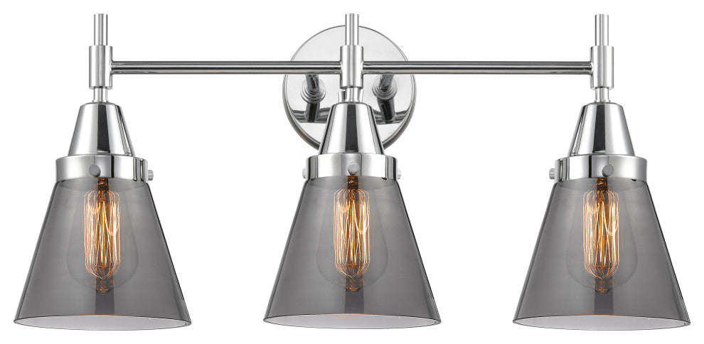 INNOVATIONS LIGHTING 447-3W-PC-G63-LED Caden 3 Light 26 inch Bath Vanity Light