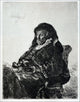 Rembrandt Van Rijn Rembrandt's Mother in a Widow's Dress Gallery Wrapped Canvas