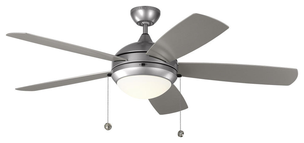 Generation Lighting Discus 52" Ceiling Fan Painted Brushed Steel