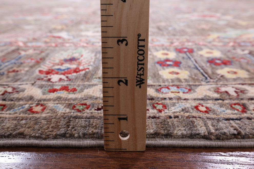 8' 0" X 10' 0" Persian Tabriz Handmade Wool Rug Q7294