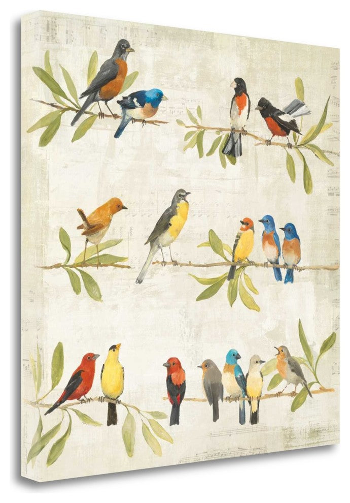 "Adoration Of The Magpie Music" By Avery Tillmon, Giclee on Gallery Wrap Canvas