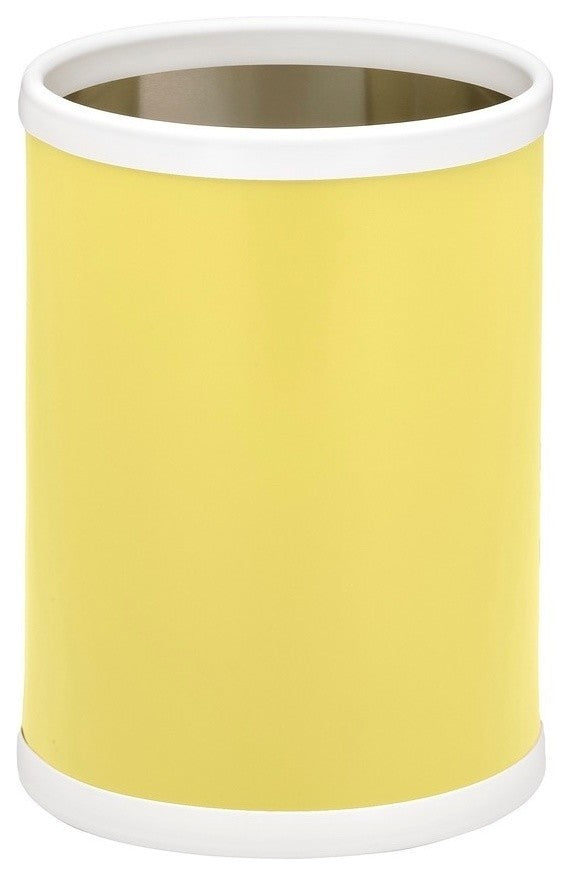 Lemon 10.75" Round Waste Basket