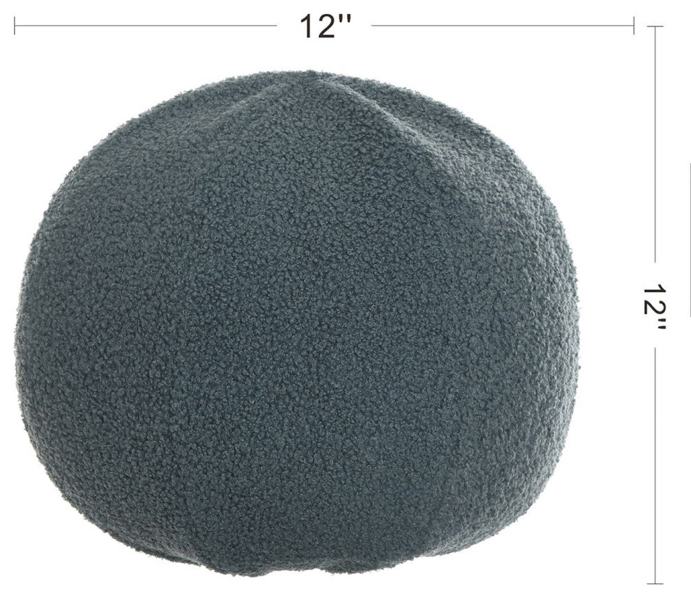 Dann Foley Lifestyle-Sphere Plush Pillow-Stone Blue