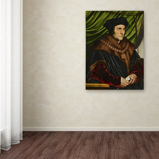 Hans Holbein 'Sir Thomas More' Canvas Art, 24 x 18