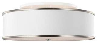 Generation Lighting Semi-Flush Mount, Satin Nickel, 5-Light
