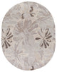 Surya Athena ATH-5071 Transitional Area Rug, Taupe, 8' x 10' Oval