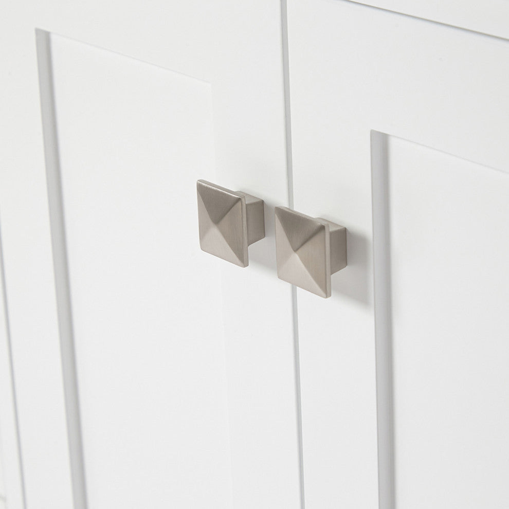 ARIEL Cambridge 61" Oval Sinks Bath Vanity Carrara Marble