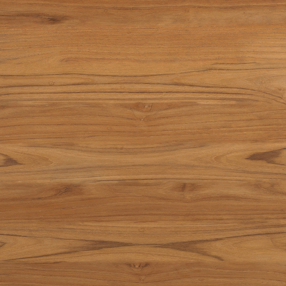 Artesia Outdoor Patio Chair Teak Wood/Black Rope Dark Gray Olefin Cushions