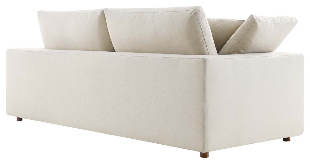 Commix Down Filled Overstuffed Sofa - Light Beige