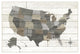 "Barnboard Map Neutral no Words" Digital Paper Print by Sue Schlabach, 26"x18"